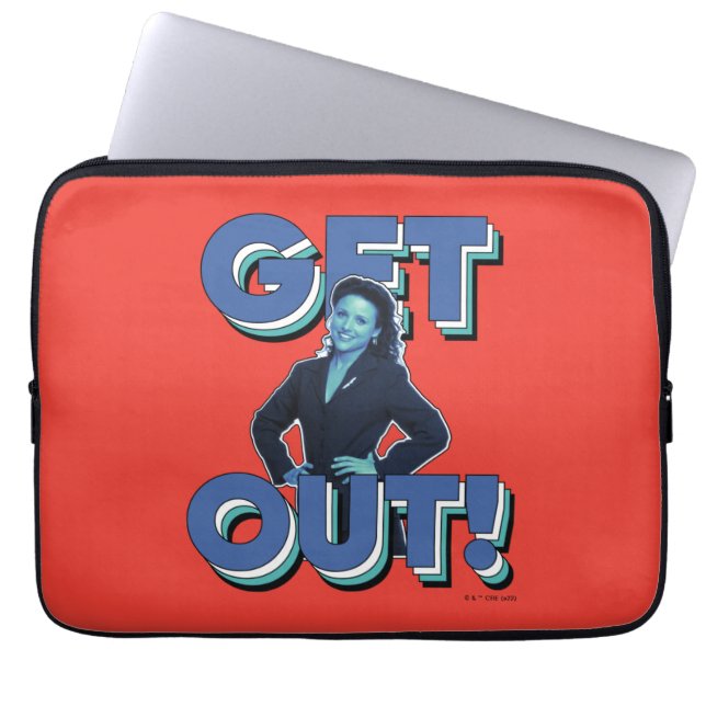 Seinfeld | Elaine - Wegwezen! Laptop Sleeve (Voorkant)