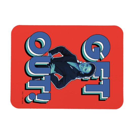 Seinfeld | Elaine - Wegwezen! Magneet (Horizontaal)