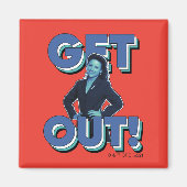 Seinfeld | Elaine - Wegwezen! Magneet (Voorkant)