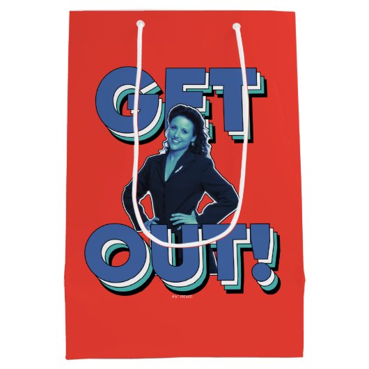 Seinfeld | Elaine - Wegwezen! Medium Cadeauzakje (Achterkant)