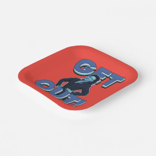 Seinfeld | Elaine - Wegwezen! Papieren Bordje (Gebogen)