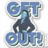 Seinfeld | Elaine - Wegwezen! Sticker (Voorkant)