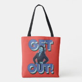 Seinfeld | Elaine - Wegwezen! Tote Bag (Achterkant)