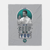 Seinfeld | Geen soep voor u grafisch Fleece Deken (Voorkant)