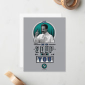 Seinfeld | Geen soep voor u grafisch Notitiekaartje (Voorkant / Achterkant in situ)