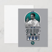 Seinfeld | Geen soep voor u grafisch Notitiekaartje (Voorkant / Achterkant)