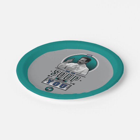 Seinfeld | Geen soep voor u grafisch Papieren Bordje (Gekanteld)