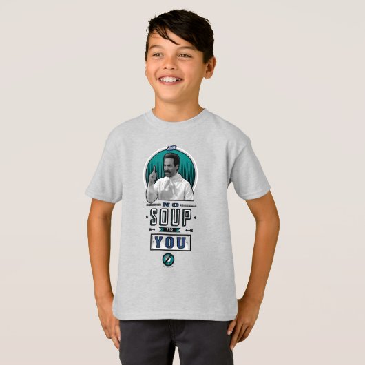 Seinfeld | Geen soep voor u grafisch T-shirt (Voorkant volledig)