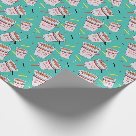 Seinfeld | Geen soep voor uw patroon Cadeaupapier (Hoek)