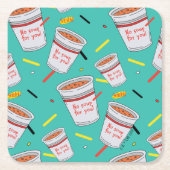 Seinfeld | Geen soep voor uw patroon Kartonnen Onderzetters (Voorkant)