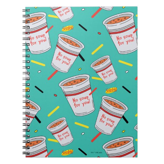 Seinfeld | Geen soep voor uw patroon Notitieboek (Voorkant)