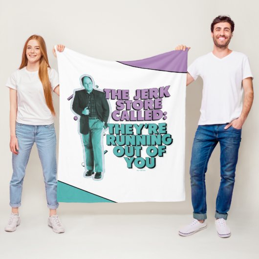 Seinfeld | George Costanza "De Jerk Store genaamd" Fleece Deken (In situ)