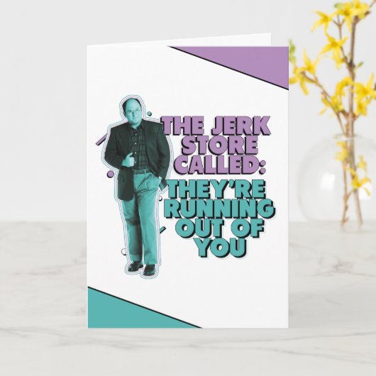 Seinfeld | George Costanza "De Jerk Store genaamd" Kaart (Gele Bloem)