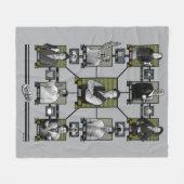 Seinfeld | Grafiek Relatie tekens Fleece Deken (Voorkant (Horizontaal))