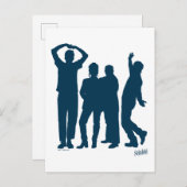 Seinfeld | Grafische groep Silhouette Briefkaart (Voorkant / Achterkant)