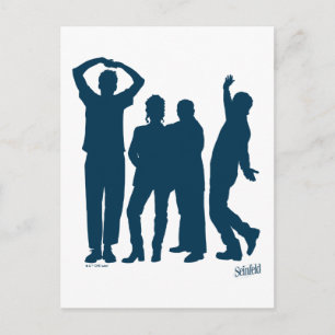 Seinfeld   Grafische groep Silhouette Briefkaart