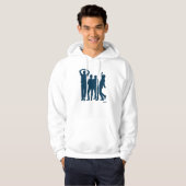 Seinfeld | Grafische groep Silhouette Hoodie (Voorkant volledig)