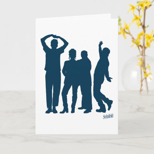 Seinfeld | Grafische groep Silhouette Kaart (Gele Bloem)