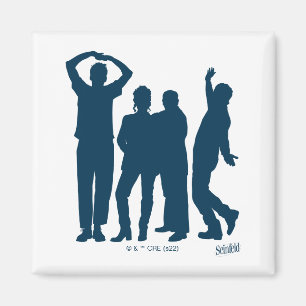Seinfeld   Grafische groep Silhouette Magneet
