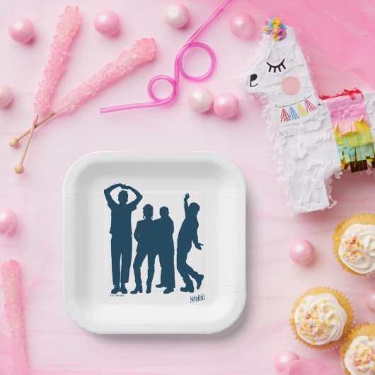 Seinfeld | Grafische groep Silhouette Papieren Bordje (Feest)