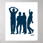 Seinfeld | Grafische groep Silhouette Poster (Voorkant)