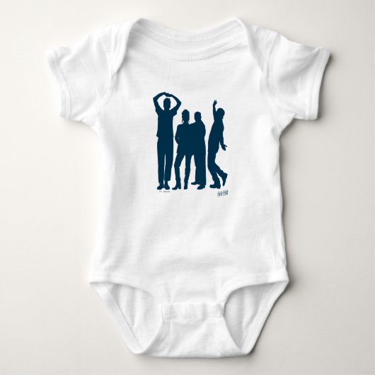 Seinfeld | Grafische groep Silhouette Romper (Voorkant)