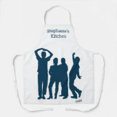 Seinfeld | Grafische groep Silhouette Schort (Voorkant)