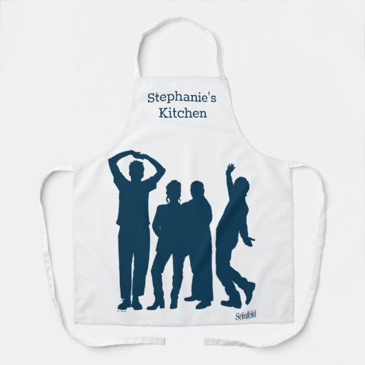 Seinfeld | Grafische groep Silhouette Schort (Voorkant)
