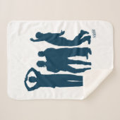 Seinfeld | Grafische groep Silhouette Sherpa Deken (Voorkant (horizontaal))