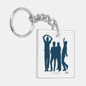 Seinfeld | Grafische groep Silhouette Sleutelhanger (Voorkant Links)