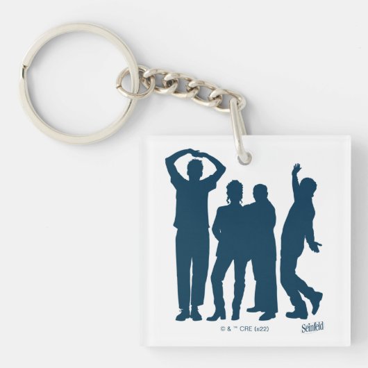 Seinfeld | Grafische groep Silhouette Sleutelhanger (Voorkant)