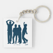 Seinfeld | Grafische groep Silhouette Sleutelhanger (Achterkant)