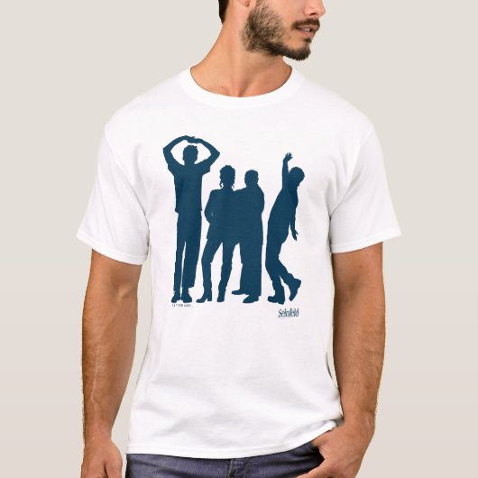 Seinfeld | Grafische groep Silhouette T-shirt (Voorkant)
