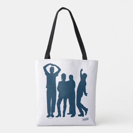 Seinfeld | Grafische groep Silhouette Tote Bag (Achterkant)