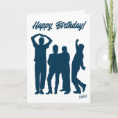 Seinfeld | Groep Silhouette Birthday Kaart (Voorkant)