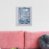 Seinfeld | Hot Spots of New York Map Canvas Afdruk (Insitu (Woonkamer))