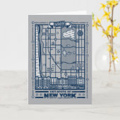 Seinfeld | Hot Spots of New York Map Kaart (Gele Bloem)