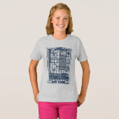 Seinfeld | Hot Spots of New York Map T-shirt (Voorkant volledig)