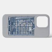Seinfeld | Hot Spots van New York kaart Case-Mate iPhone Case (Achterkant (horizontaal))