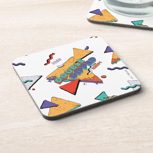 Seinfeld | Je hebt de chip dubbel in elkaar gezet Bier Onderzetter (Linkerzijde)