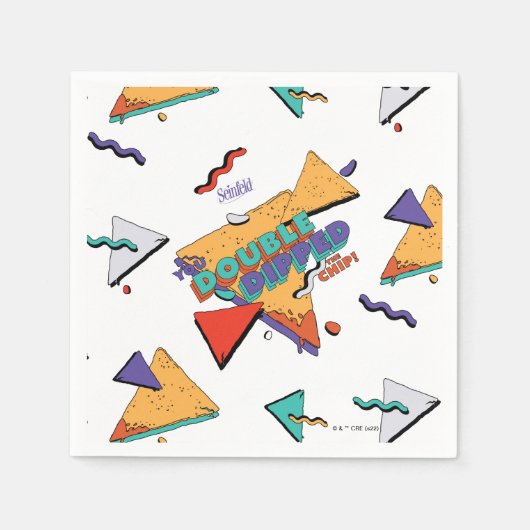 Seinfeld | Je hebt de chip dubbel in elkaar gezet Servet (Voorkant)