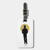 Seinfeld | Jerry Seinfeld Silhouette Bagagelabel (Voorkant verticaal)