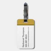 Seinfeld | Jerry Seinfeld Silhouette Bagagelabel (Achterkant verticaal)