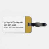 Seinfeld | Jerry Seinfeld Silhouette Bagagelabel (Achterkant horizontaal)