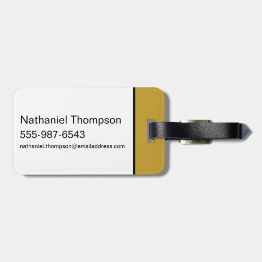 Seinfeld | Jerry Seinfeld Silhouette Bagagelabel (Achterkant horizontaal)