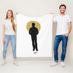 Seinfeld   Jerry Seinfeld Silhouette Fleece Deken