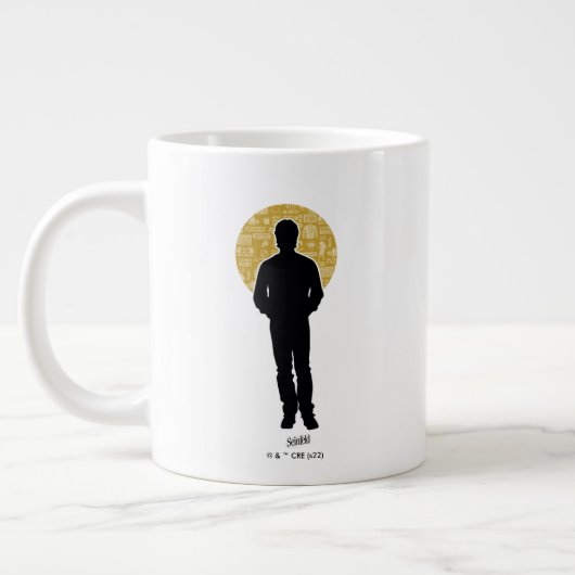 Seinfeld | Jerry Seinfeld Silhouette Grote Koffiekop (Links)
