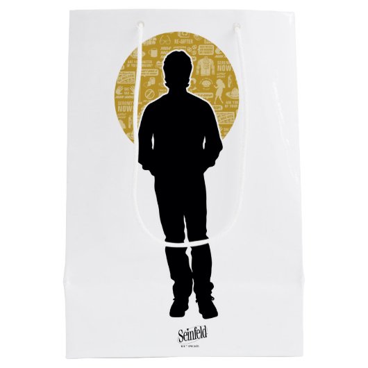 Seinfeld | Jerry Seinfeld Silhouette Medium Cadeauzakje (Achterkant)