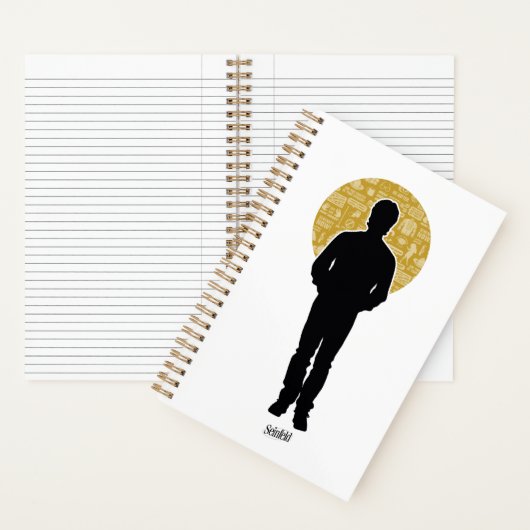 Seinfeld | Jerry Seinfeld Silhouette Notitieboek (Binnen)