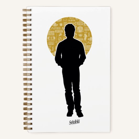 Seinfeld | Jerry Seinfeld Silhouette Notitieboek (Voorkant)